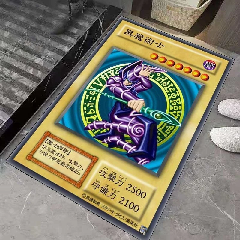 Yu-Gi-Oh Carpet Creative Personality E-sports Chair Animation Peripheral Bedroom Bedside Non-slip Durable Comfortable Foot Mat