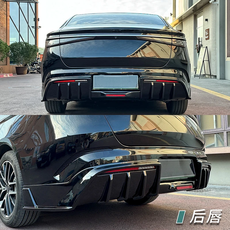 

Suitable for BYD Seal 07Dmi modified EFG style body kit, including front lip, side skirts, lower spoiler, and rear diff