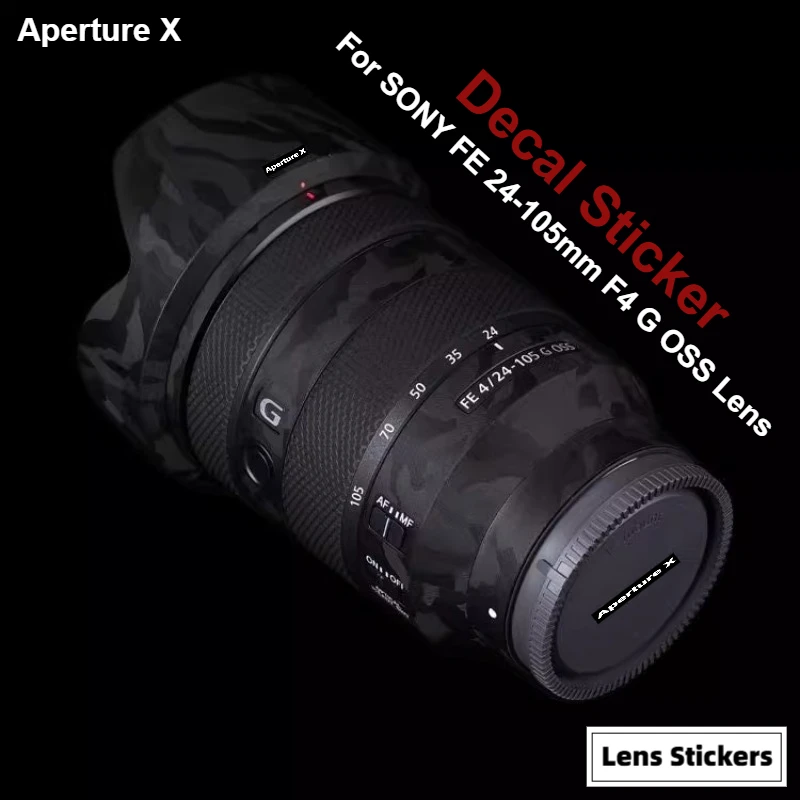 

For SONY FE 24-105mm F4 G OSS Camera Lens Sticker Protective Skin Decal Vinyl Wrap Film Anti-Scratch Protector Coat 4/24-105