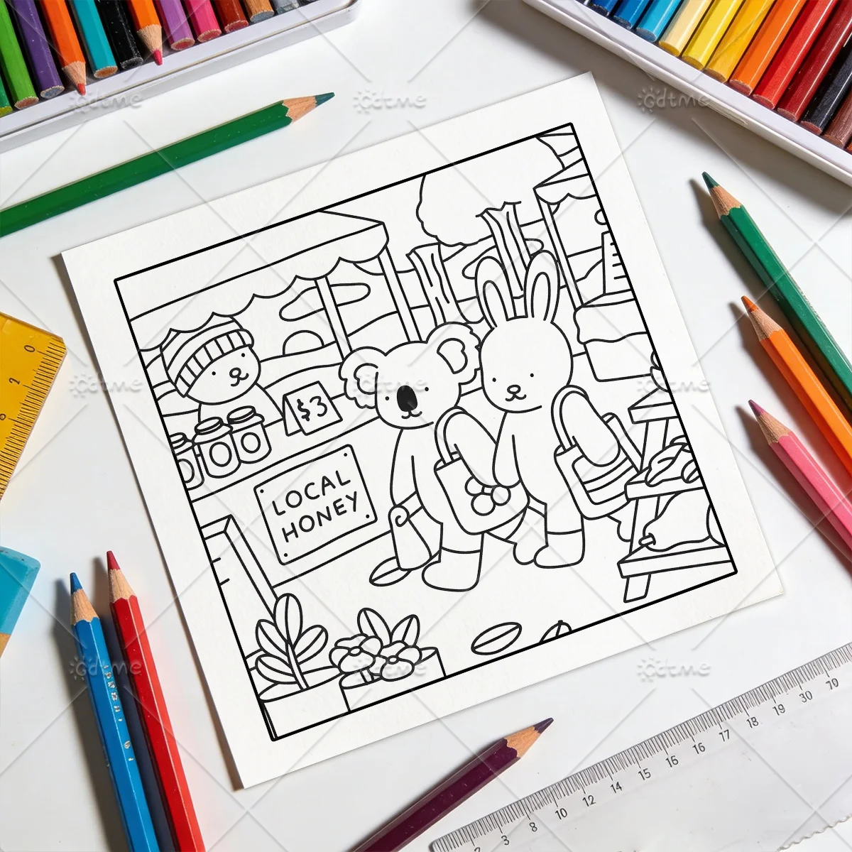 VIER JAHRESZEITEN Malbuch für Erwachsene mit niedlichen, gemütlichen täglichen Aktivitäten zur Entspannung (Cozy Spaces Coloring) – Detail 5