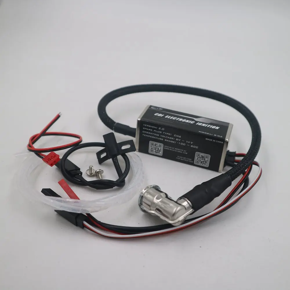 Newest! RCGF Genuine Parts! Single CM6 Ignition System CDI for RCGF 15CCBM/20CC/26CC/ 32CC/35CC/56CC/60CC/61CC Gasoline engine