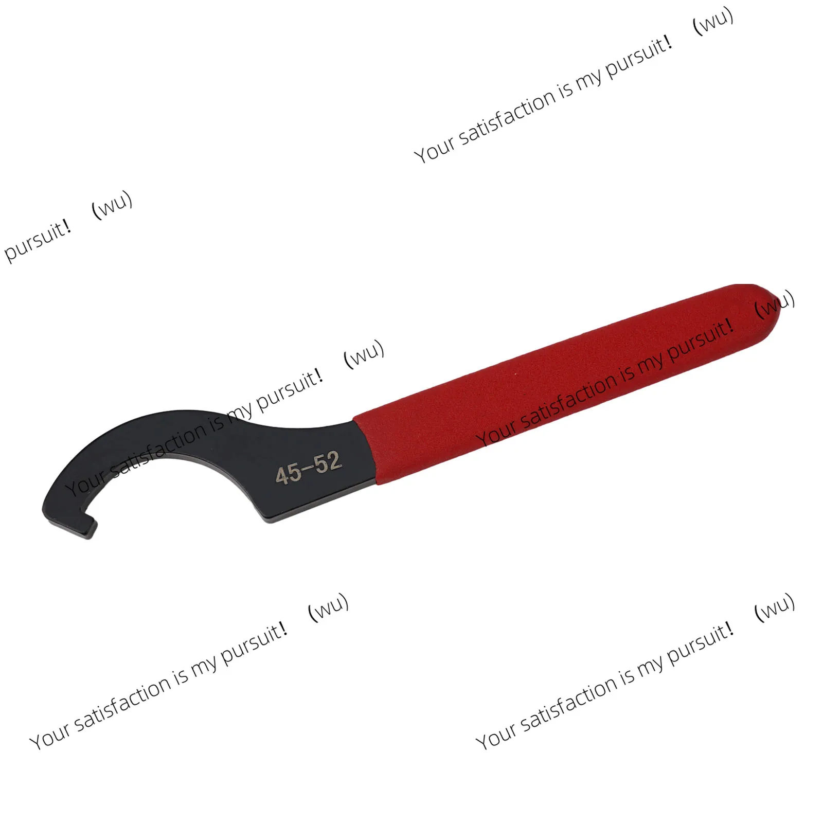 45-48HRC Hook Wrench Spanner Anti Slip Handle Black Oxidized For Round Nut C Type 38-42mm/45-52mm/55-62mm/68-72mm Tool