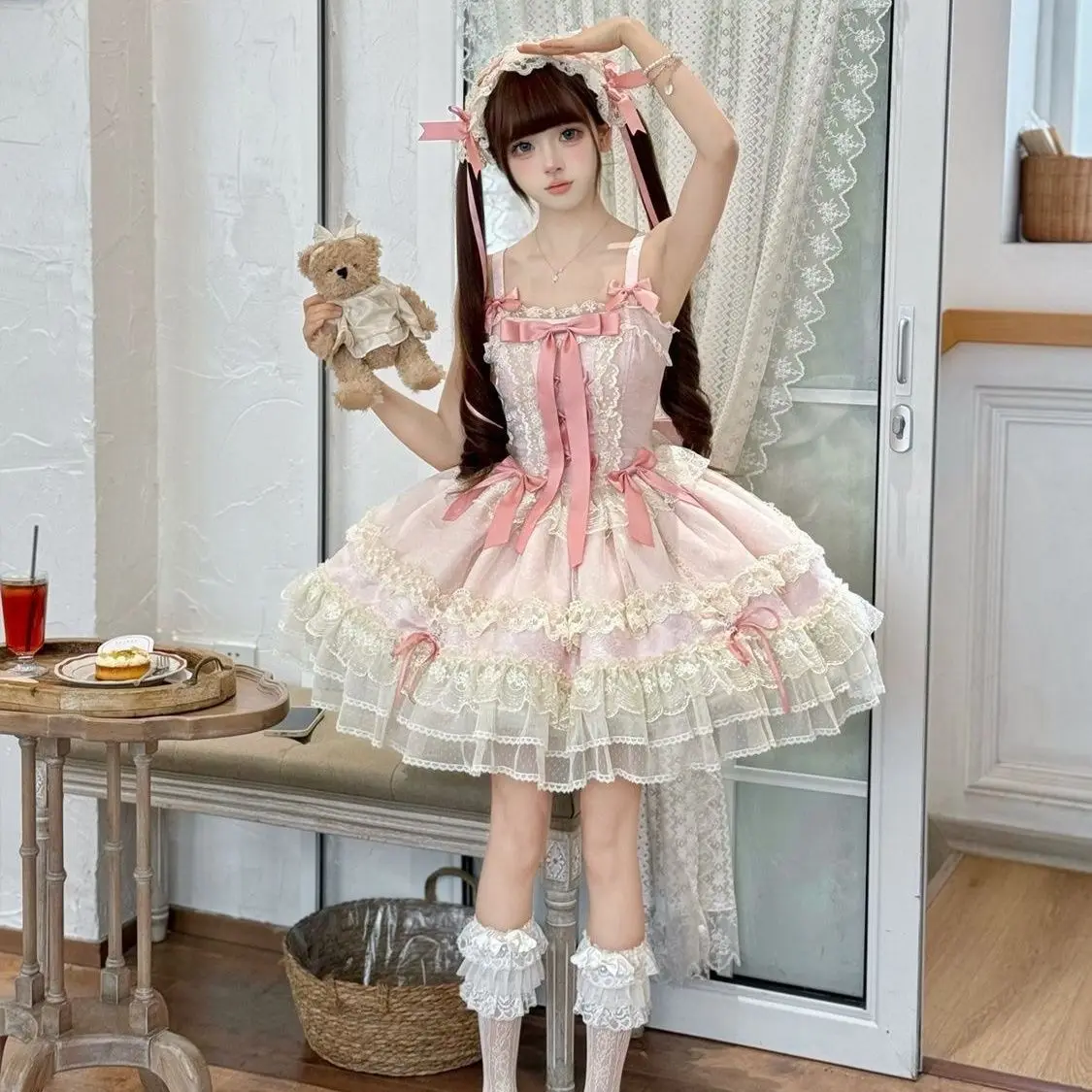 ballet-sle-off-oulder-dr-women's-original-design-summer-autumn-season-tee-quarter-sve-h-line-gown-ci-walk-suit