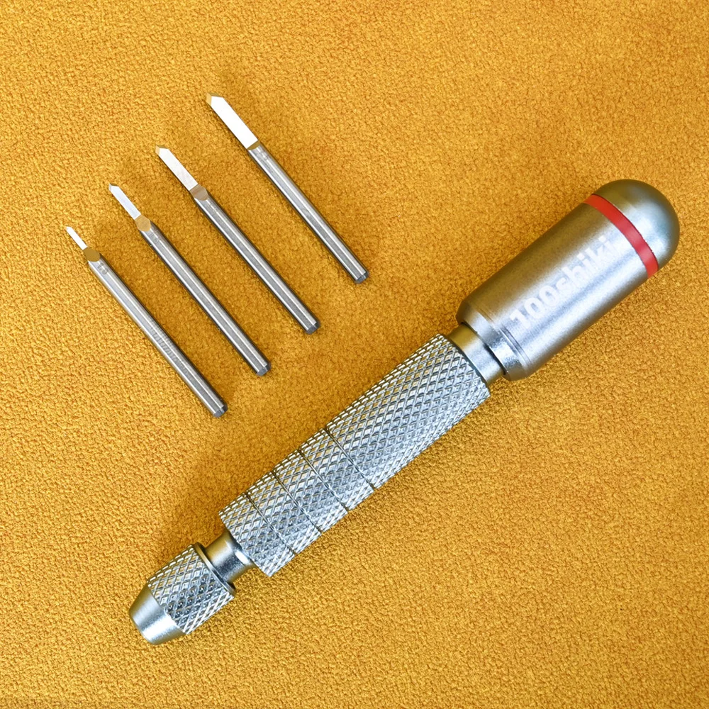 5PCS Tungsten Carbide Curved Drill Bits, Drilling Tool for Model & GK Figure Making