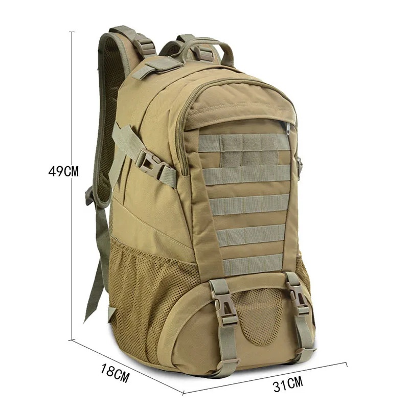 Tactical Backpack Men Camouflage Bag Sports Outdoor Camping Trekking Rucksacks Large Capacity 27L Waterproof Bags