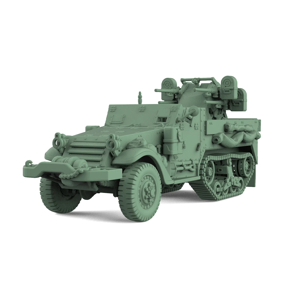 SSMODEL SS160552 1/160 N SCALE Railway Military Model Kit US M16 Multiple Gun Motor Carriage