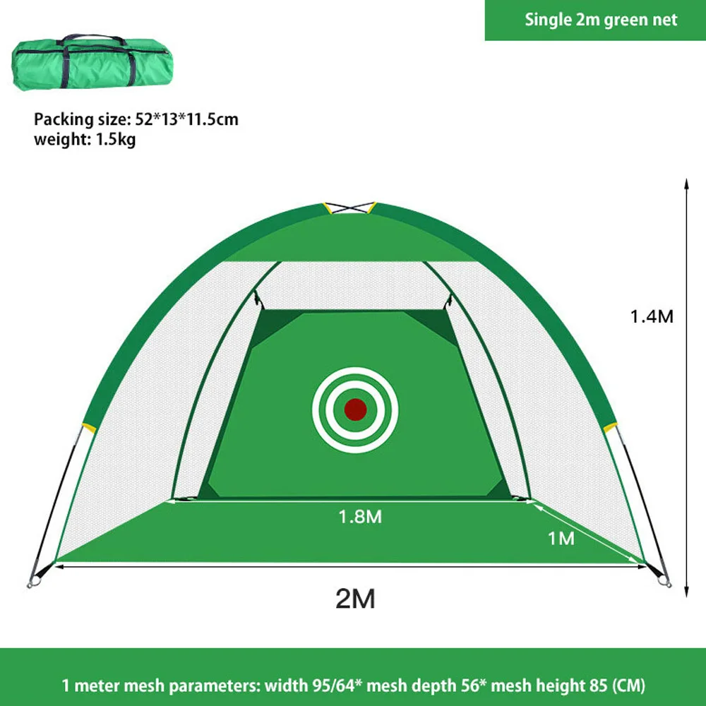 AME Golf Practice Network Indoor Practice Network Golf Fighting Cage,Golf Nets for Backyard Driving,Home Golf Swing Training