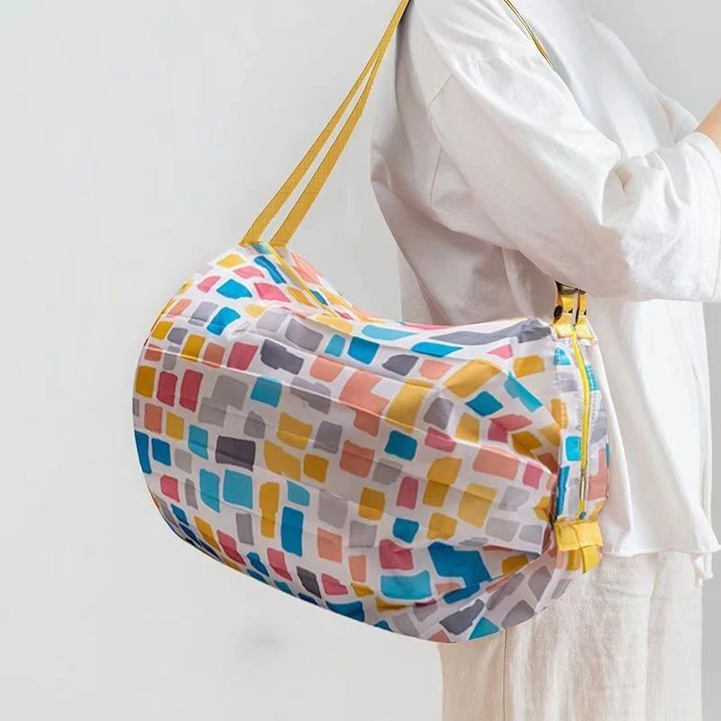 موضة زيبرا للمتسوقين أكياس لسيدة طوي ليوبارد السوق الحقيبة المرأة كبيرة حمل حقيبة السفر التمويه أكياس التسوق القابلة لإعادة الاستخدام