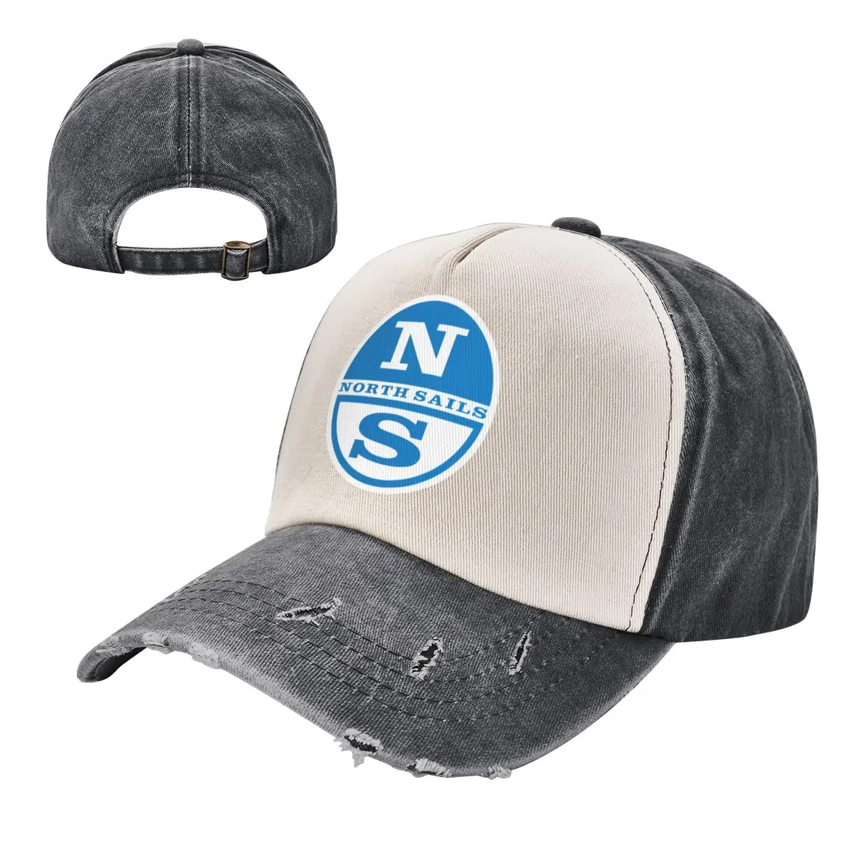

Unisex Fashion North Sails Washed Baseball Caps