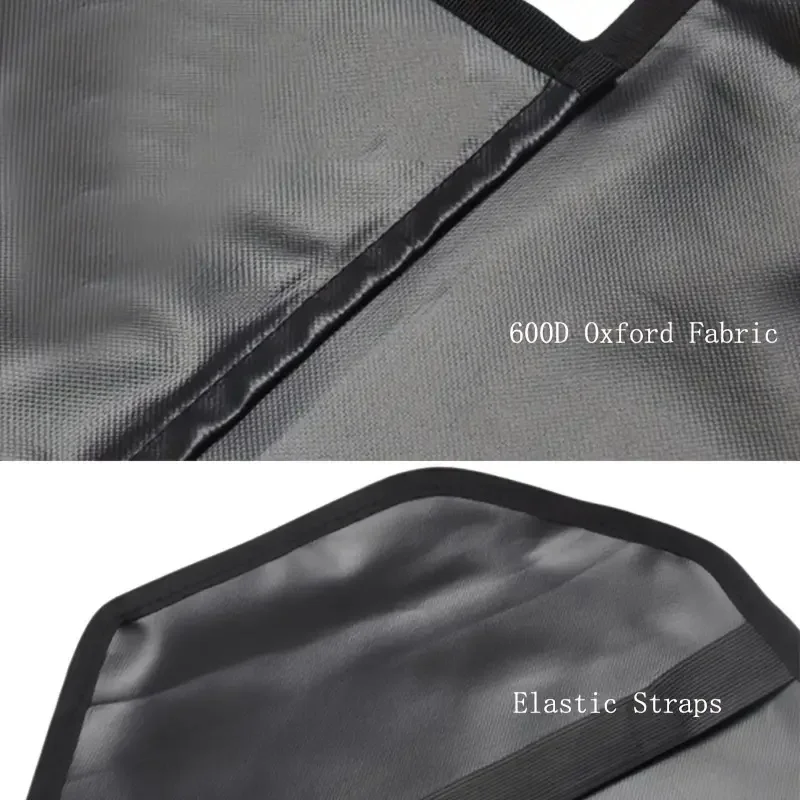 غطاء سرج الحصان مقاوم للغبار ومقاوم لأشعة الشمس من قماش أكسفورد غطاء سرج غربي مع أشرطة مرنة لحمل التنورة #6