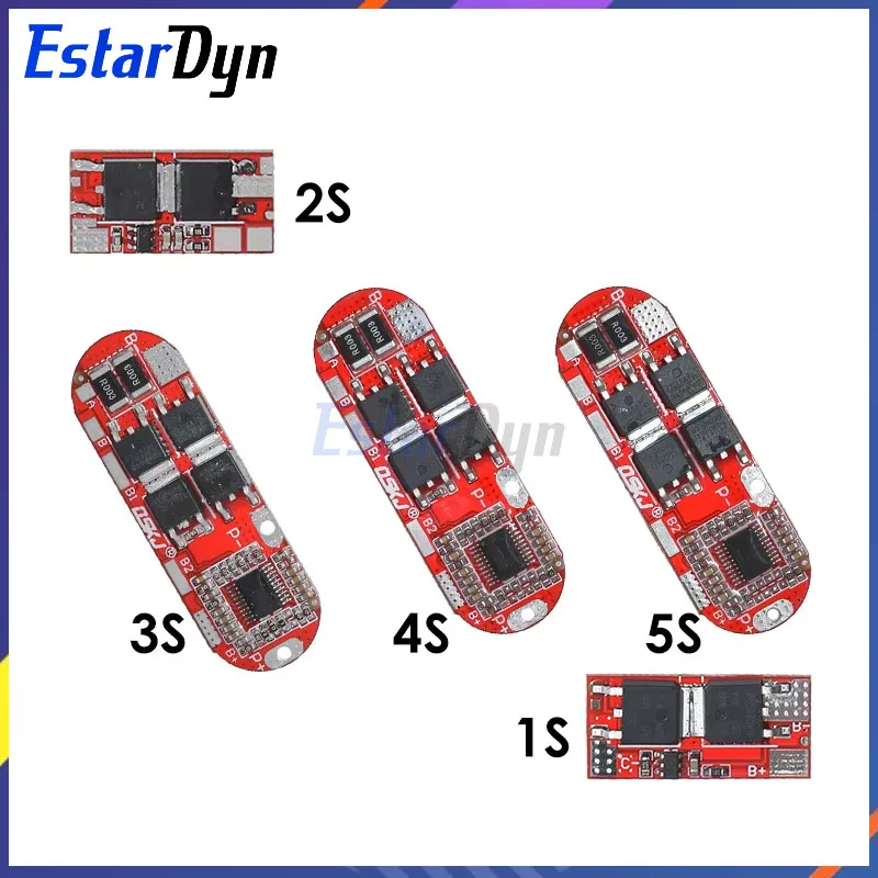 BMS 1S 2S 10A 3S 4S 5S 25A Bms 18650 Li-ion Lipo Lithium Battery Protection Circuit Board Module Pcb Pcm 18650 Lipo Bms Charge