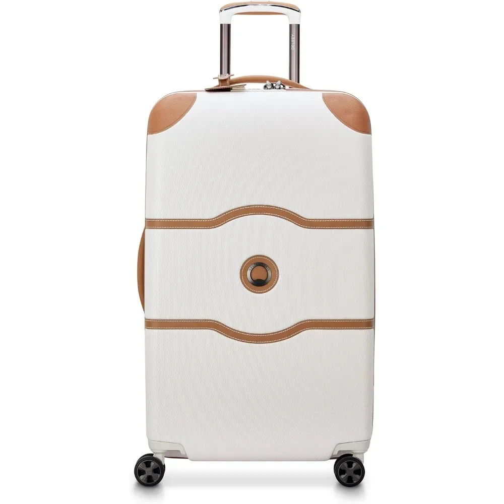 Chatelet Air 2.0 Hardside Luggage with Spinner Wheels, Angora, Checked-26 Inch Trunk