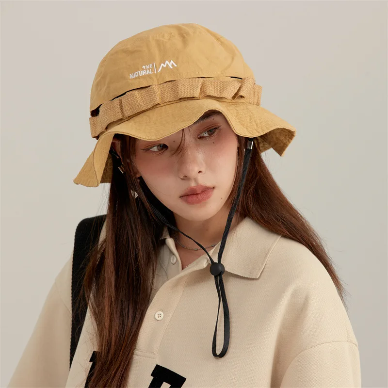 Outdoor Mountaineering Hat Men Women Four Seasons Versatile Leisure Hat Korean Retro Neutral Fisherman Cap Quality Basin Cap