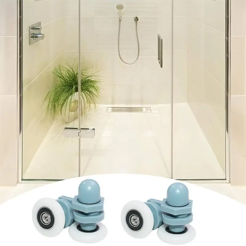 10Pcs Sliding Door Rollers for Bathrooms, Featuring Eccentric Wheels with 20Mm Ball Bearings Designed for a Quiet  Pulley