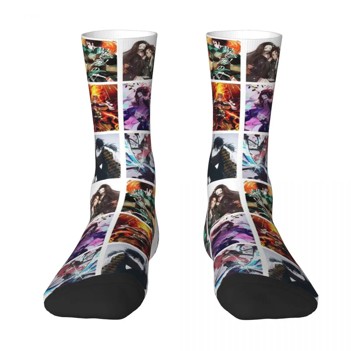 Kimetsu No Yaiba Demon Slayer Men Women Socks Leisure Beautiful Spring, Summer, Autumn, and Winter Dressing Gifts