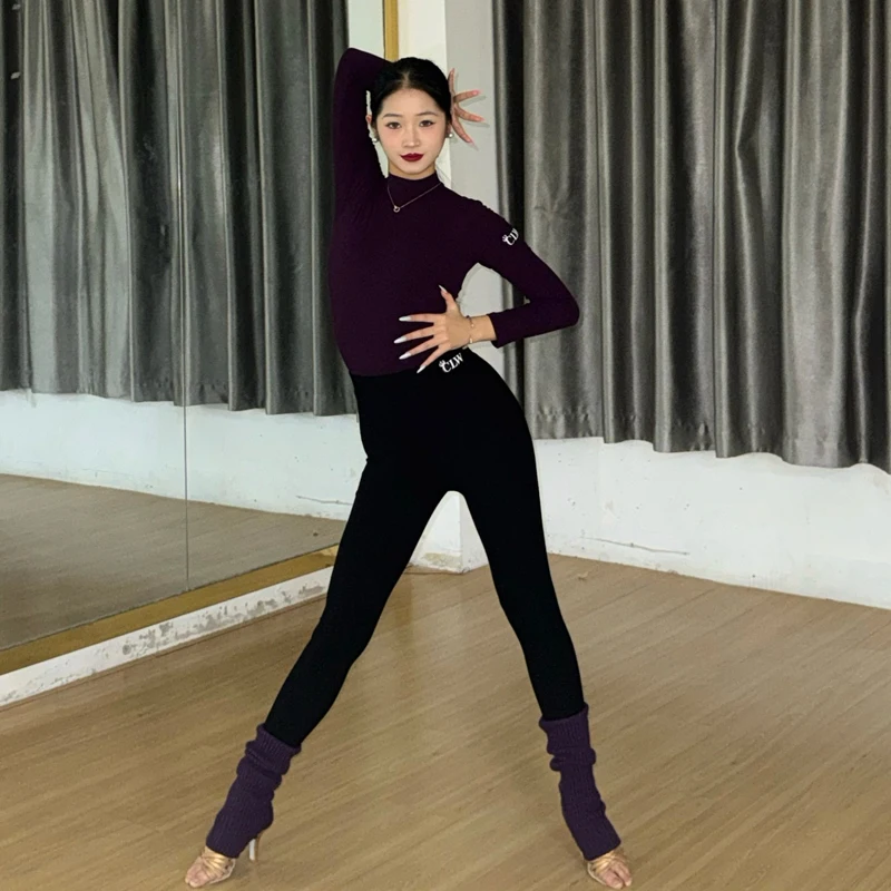 Erwachsene Kinder Rumba Ballroom Dance Training Anzüge Frauen Latin Dance Wettbewerb Kleidung Kinder Latin Dance Kostüme SL14535