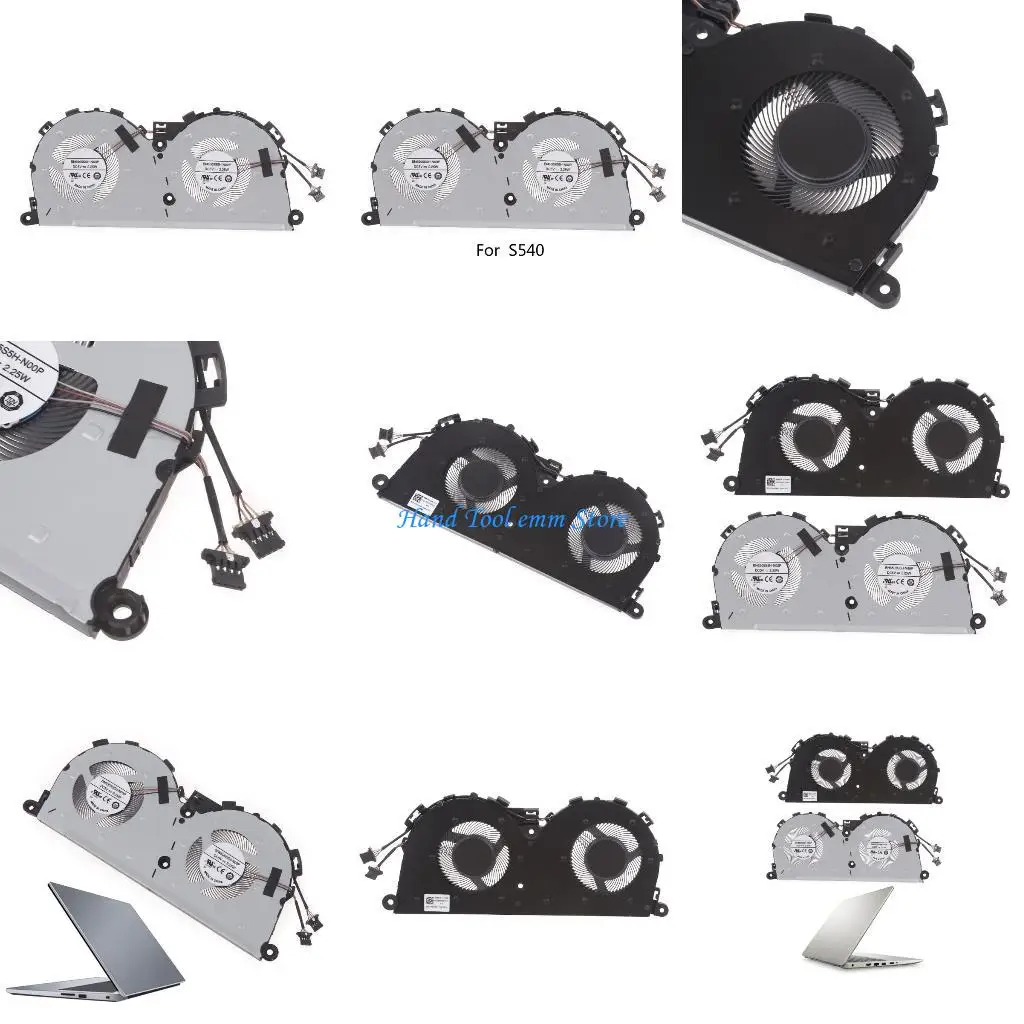 

H37F 5V 4 pin Laptop Cooler Fan For air15 2019 S540-15IWL CPU Cooling Fan