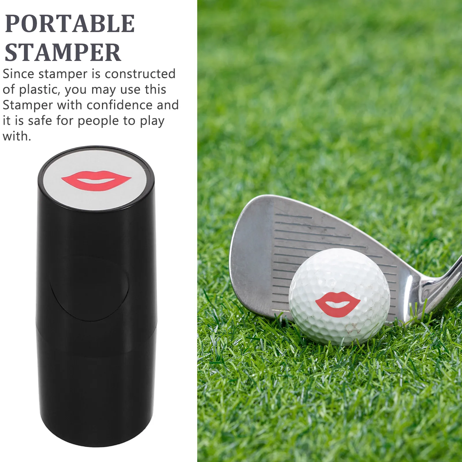 

Funny Golf Accessories for Men Marker Gift Seal Ball Markers Stamp Stamps Plastic