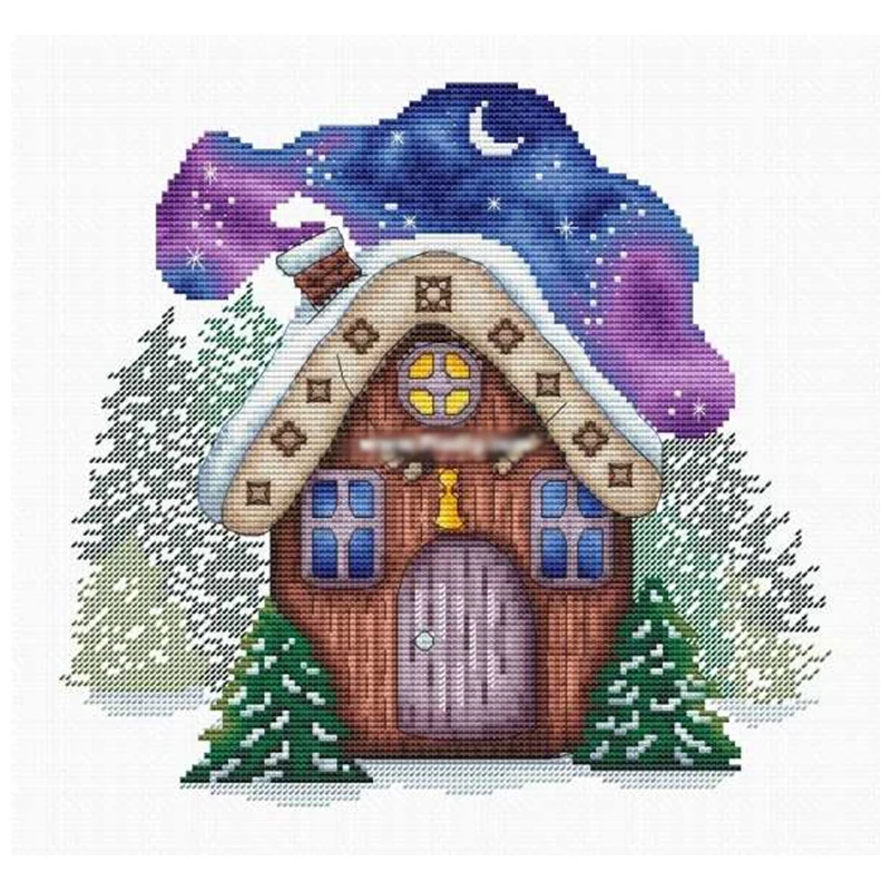 4479 Ross Stich-Sets für Stickereien, Kreuzstich, Kreuzstich, komplettes Kit, Stich-Kreuzstich-Set, Nadel, Kunst und Handwerk