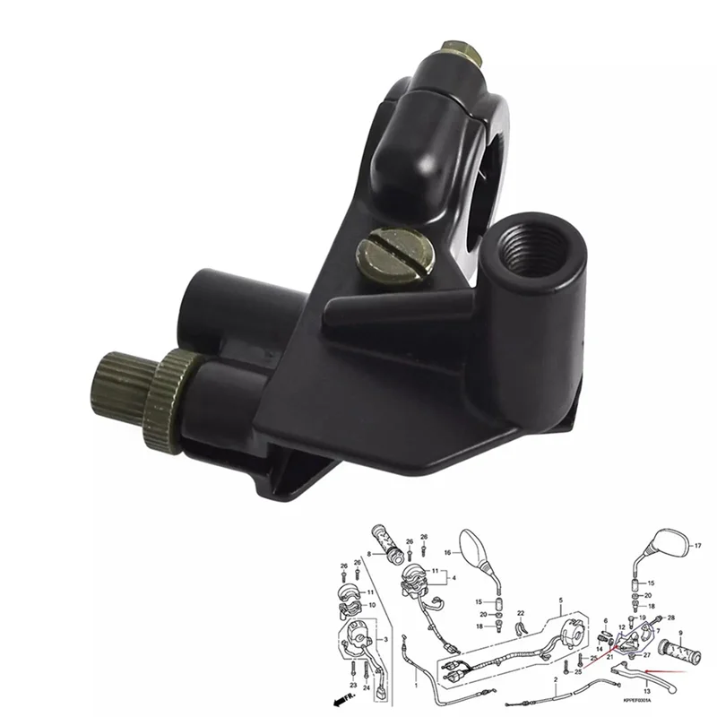 AASS-Clutch Handle Holder 53172-KPP-860 Forhonda CBR125 R JC34 JC39 JC50 04-16 Motorcycle Clutch Lever Mounting Perch