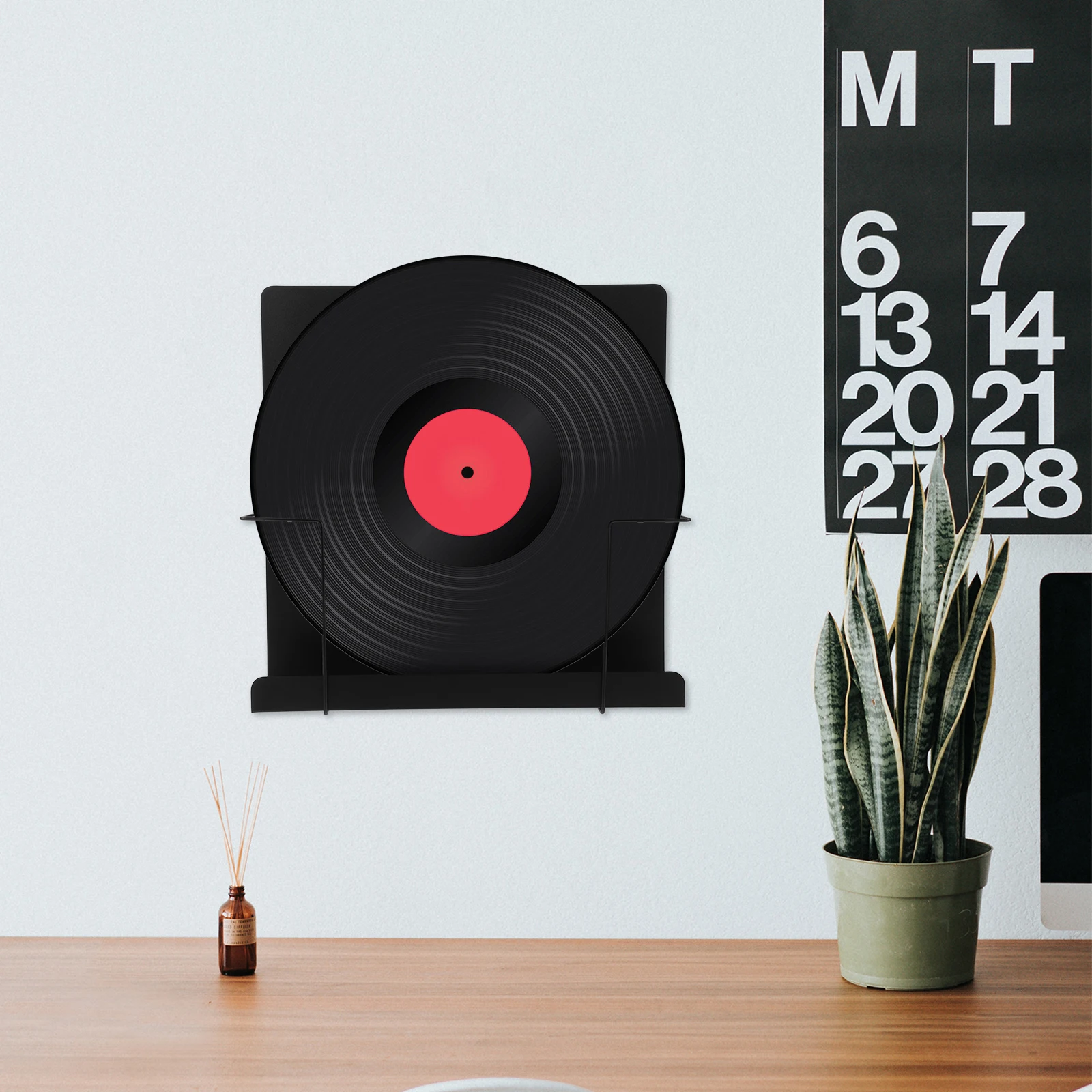 

Wall Mounted Metal Record Storage Rack Vinyl Display Space Saving Cd Dvd Organizer Game Controller Shelf Durable Steel Strong