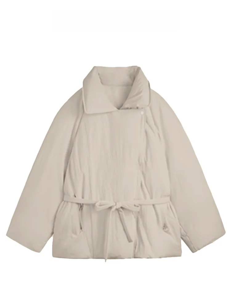 

Autumn Winter Loose Fit Thiened Women's Cotton Jaet Warm Coat ort Sle Korean Version Online Exclusive S Cotton Padded