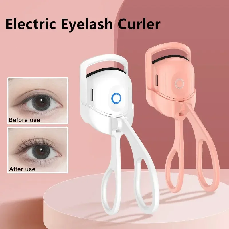 Electric Heated Eyelash Curler Eyelash Comb Eye Lash Perm Long Lasting Eyelashes Curls Thermal Eyelash Curler Makeup Tools