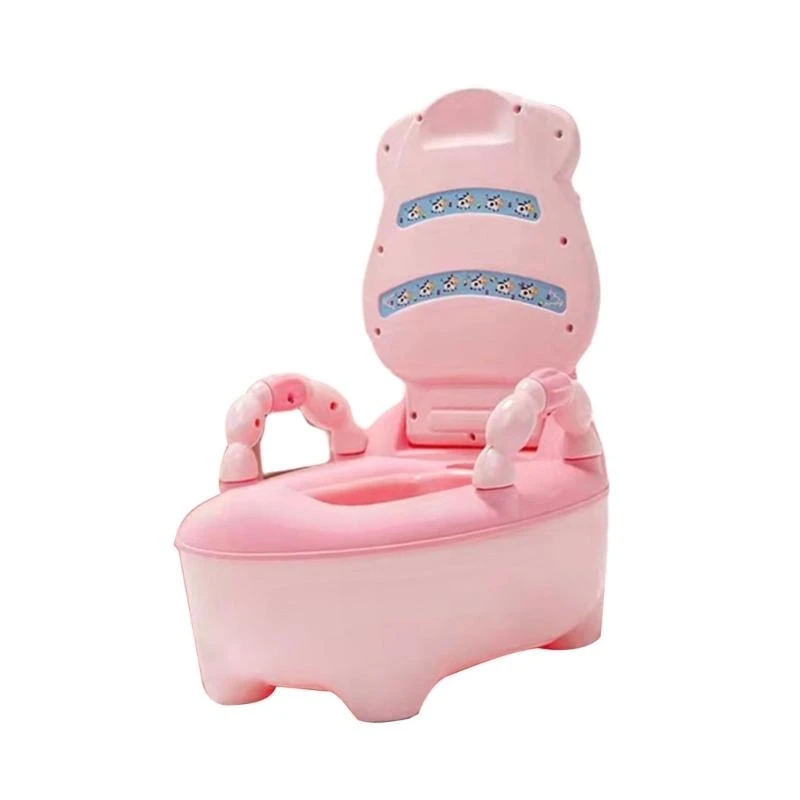J15U كرسي تدريب الأطفال على المرحاض للأطفال، مسند ذراع مريح وميزات مقاومة للانزلاق للاستخدام في مرحلة الطفولة المبكرة