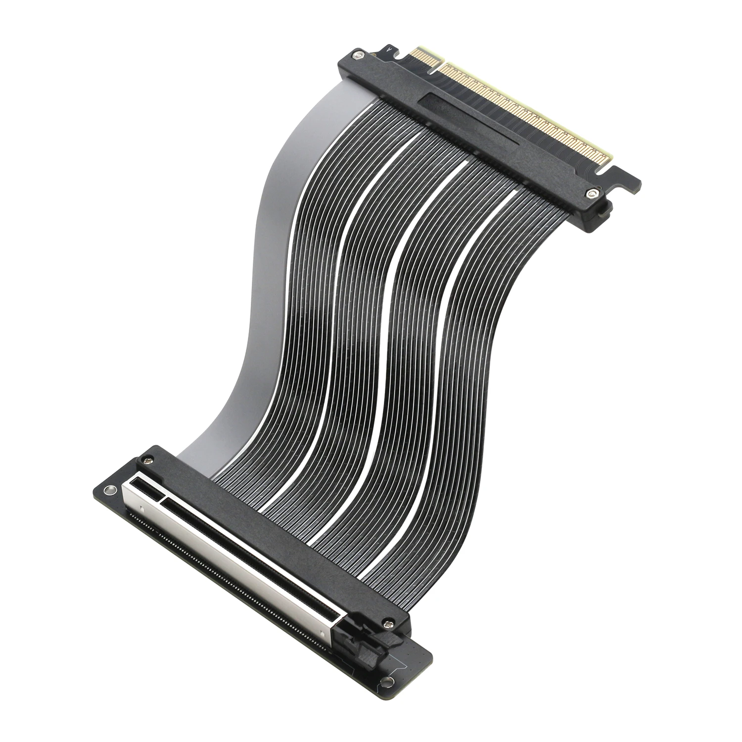 PCIe 5.0 X16 Riser Cable Graphics Card Extension Cable, Vertical Mount GPU Riser Cable for PC Case, Support PCI E5.0/4.0/3.0