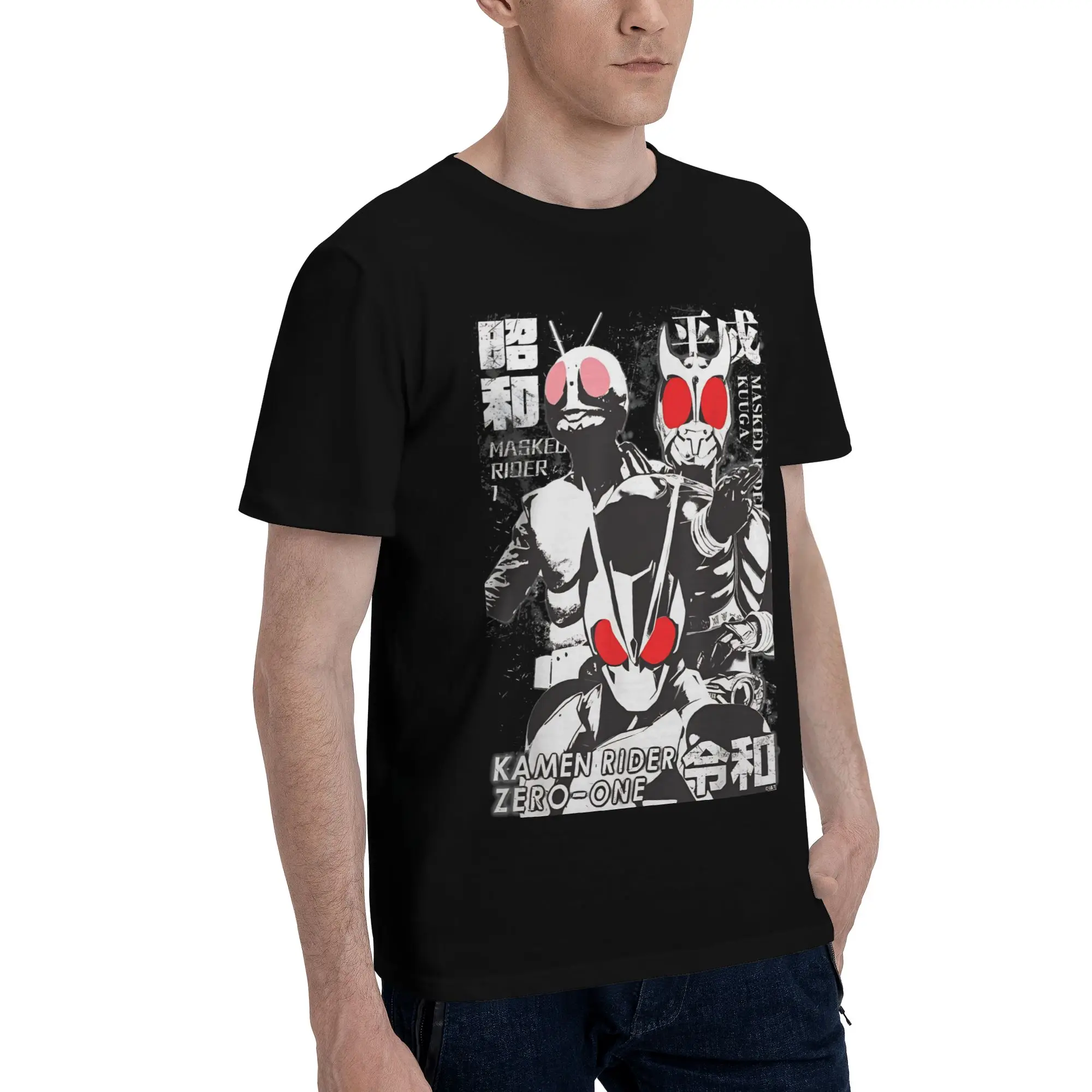 the Beginning of Three Eras  Novelty 100% Cotton T-Shirt Bandai Kamen Rider Tops Tees For Men