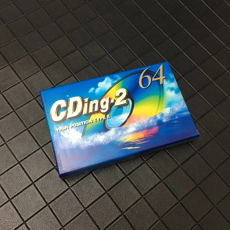 100% Original New For TDK CDing2 Type II Blank Tape 64Min 1996 Japan Cassette High End 3Head Recording Duplication