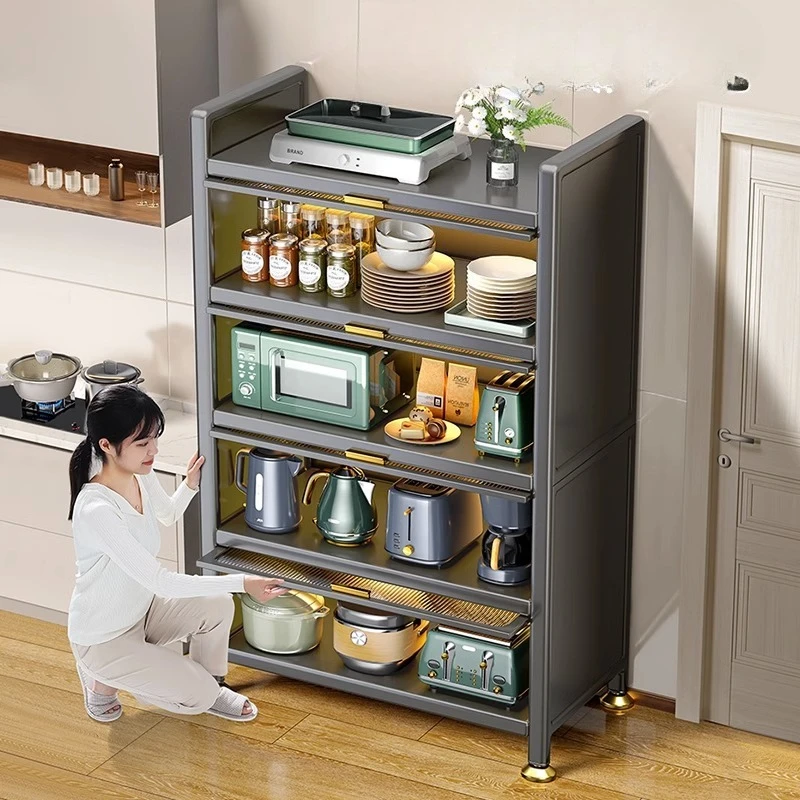 

Kitchen, Shelf, Multi-function, Floor, Multi layer, Storage