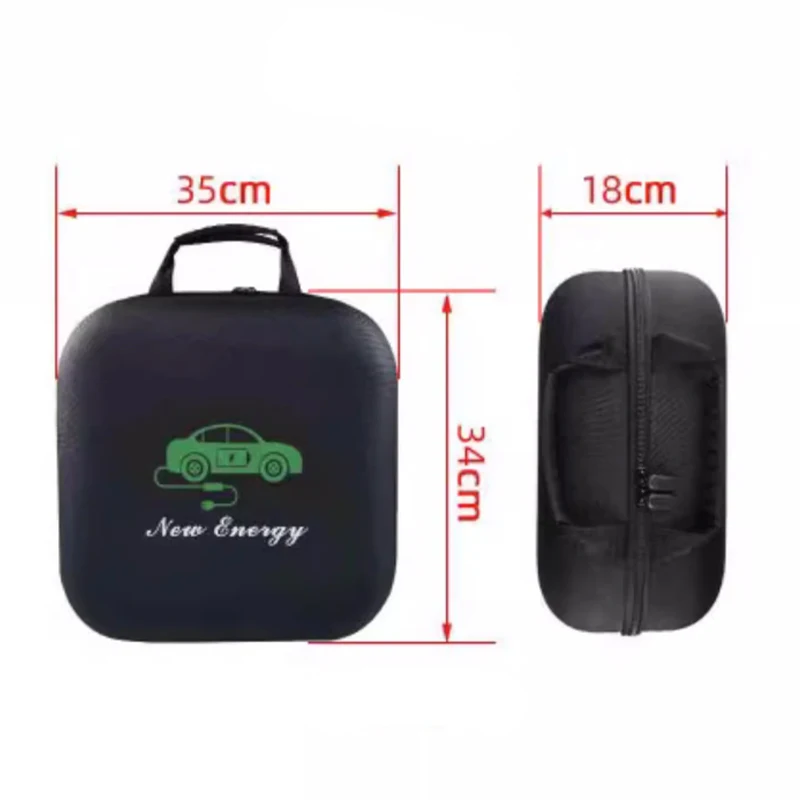 Universal Portable New Energy Travel EV Charging Cable Hard EVA Storage Case Large Capacity Electric Car Cable Carrying Bag