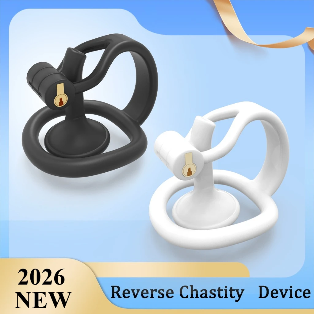 جديد الرجال العفة قفص عكس نمط CB قفل المؤنث البولية العفة جهاز عبودية مثلي الجنس الكبار لعبة الجنس للرجال الجنس توي للرجل