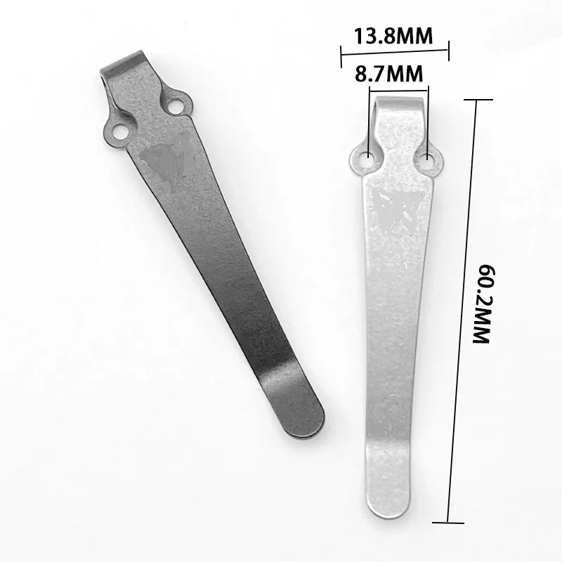 Titanium Knife Clip Pocket Clamp For Benchmade Griptilian For Emerson For ProTech Deep Carry DIY Pocket Clamps Knife Accessories