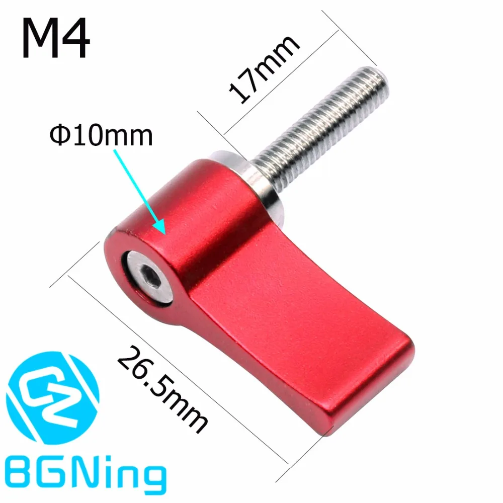 BGNing CNC M4 M5 M6 * 12mm 17mm 20mm Einstellbare Hand Schraube Enge Schloss Schrauben für DSLR Kamera 15mm Schiene Stange Folgen Fokus Teile – Detail 15