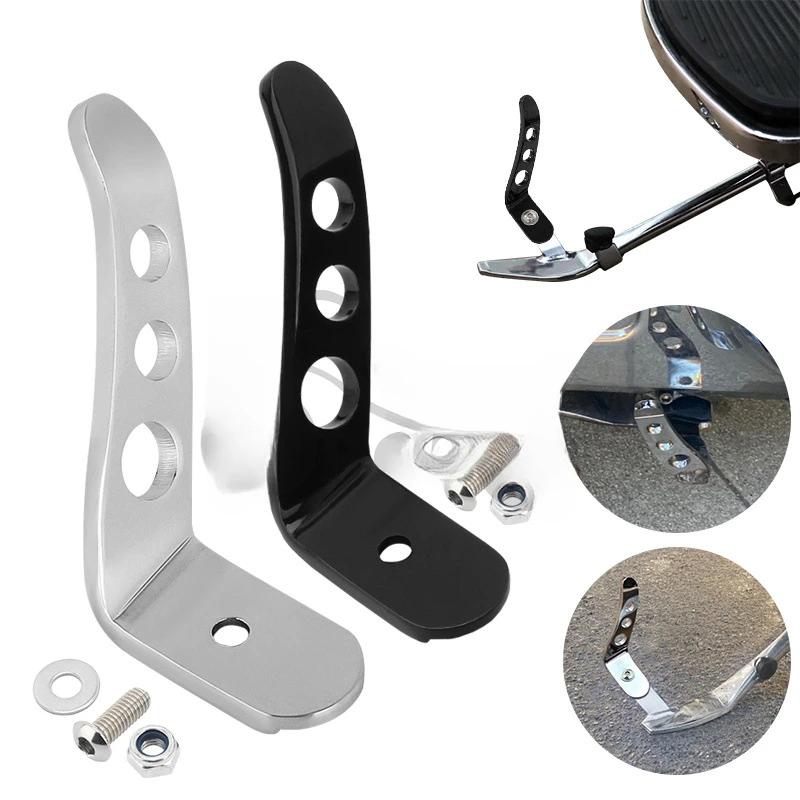

Harley Road King Softail Glide Modified Foot Pegs Extended Bracket Parking Peg Bracket Extended Side Kick Accessories