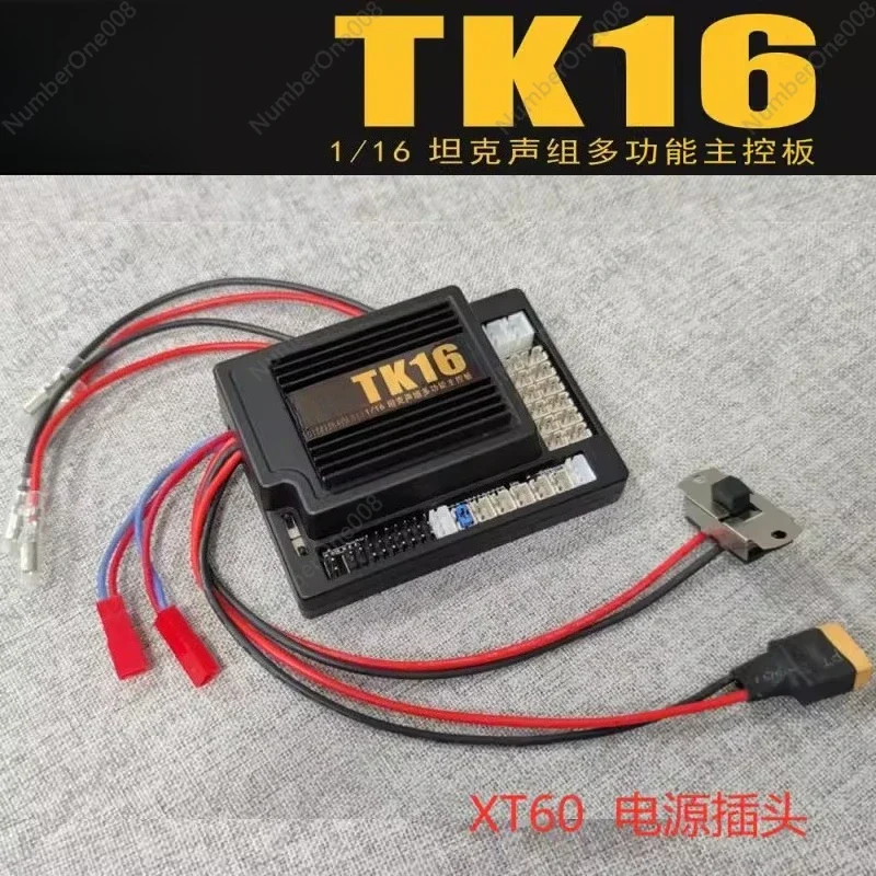TK16-X RC Tank Sound System - Brushed Brushless, 1/16 Scale, Dual Stabilizer Board Upgrade, Realistic Engine Sounds