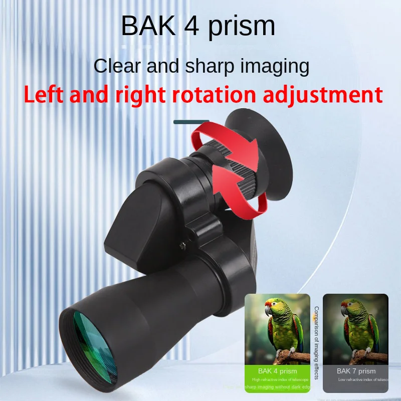 Portable high-definition monocular telescope with high magnification zoom, hunting, camping, mountaineering, outdoor fishing