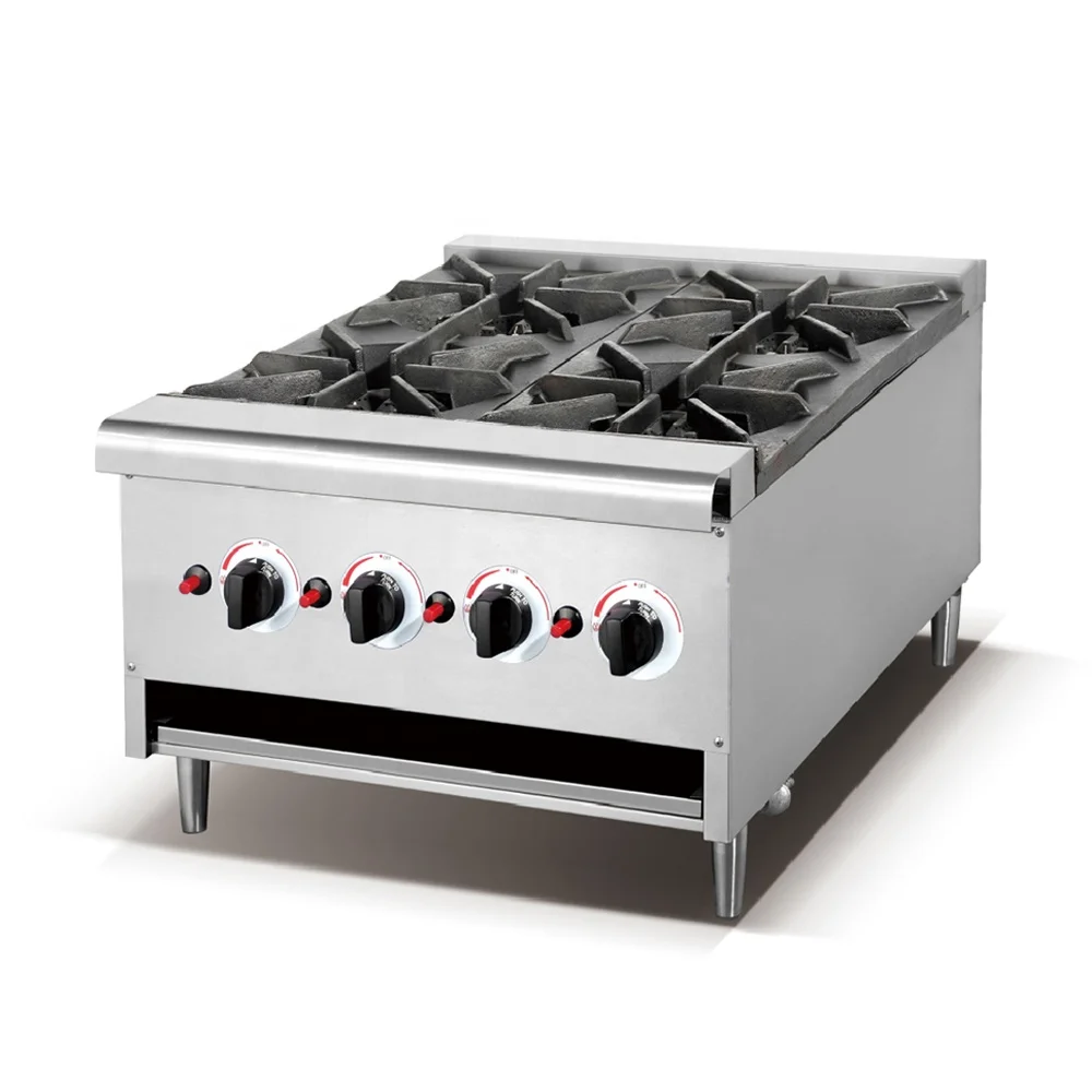 

Commercial Stainless Steel Gass Cooker Gas Stove Table 4 Burners Plate Gaskocher Plaque De Cuisson Gaz Kompor Gas Cooking Ranges
