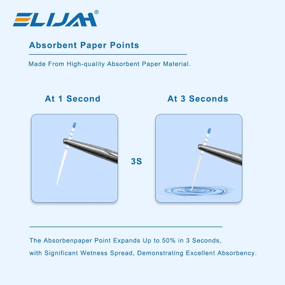 10Box/Set Dental with Scale Absorbent Paper Points Sterile Root Canal Endodontic Paper Tips Dentistry Filling Materials ELIAJH