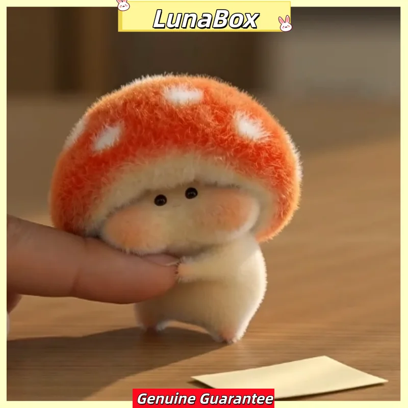 Original Sowii Little Mushroom Baldy Digital Life Trendy Toy Blind Box Vinyl Plush Doll Gift Pendant Ai Toy Adult Collectible