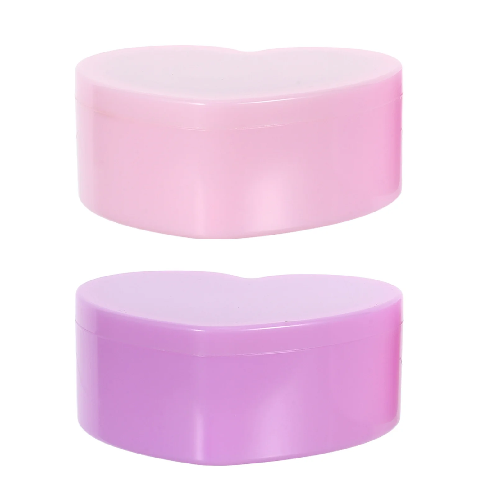 

2 шт., коробка для хранения ювелирных изделий, двухслойный органайзер в форме сердца с зеркалом для аксессуаров для волос, безделушек, сувениров для подростков