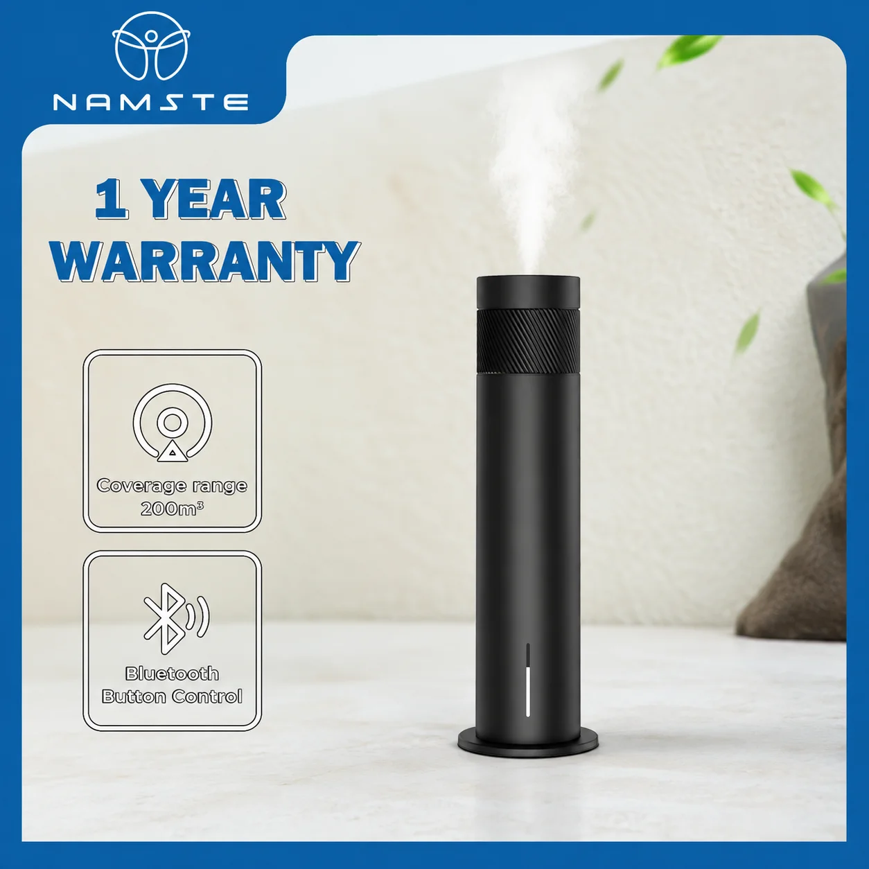 NAMSTE 200m³ Smart Electric Essential Oil Diffuser Smell Distributor Fragrance Diffuser Waterless Scent Air Freshener for Home