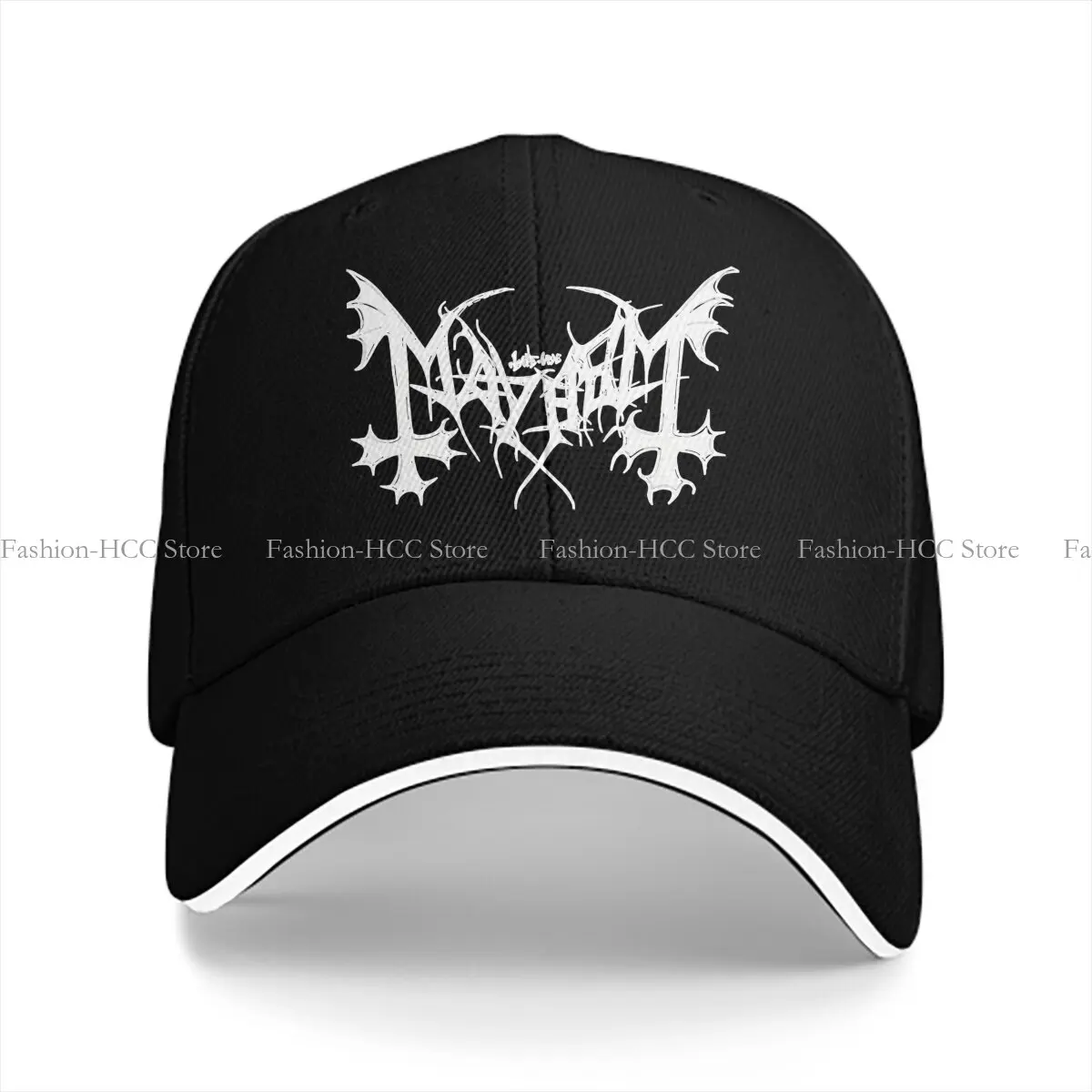 Mayhem Multicolor Hat Peaked Cap Cool White Personalized Visor Protection Hats