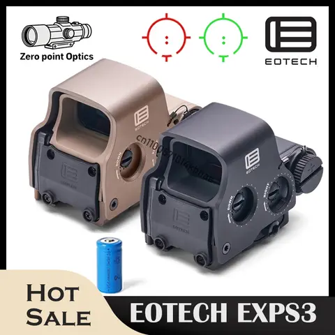 EOTECH EXPS3 558 Holographic Rifle Red Dot Sight AR15 Hunting Scope Accessories for 20mm Picatinny Rail  Optic Sight Scope