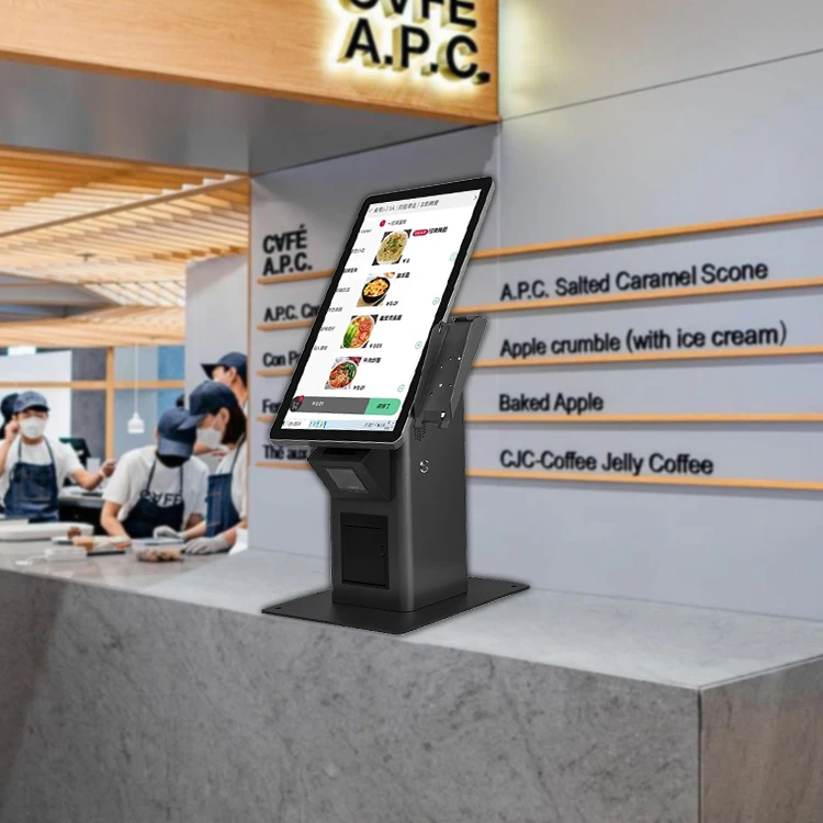 Restaurant Kiosk Android Multifle Android 12 Kiosk Food Interactive Touch and Camera Kiosk