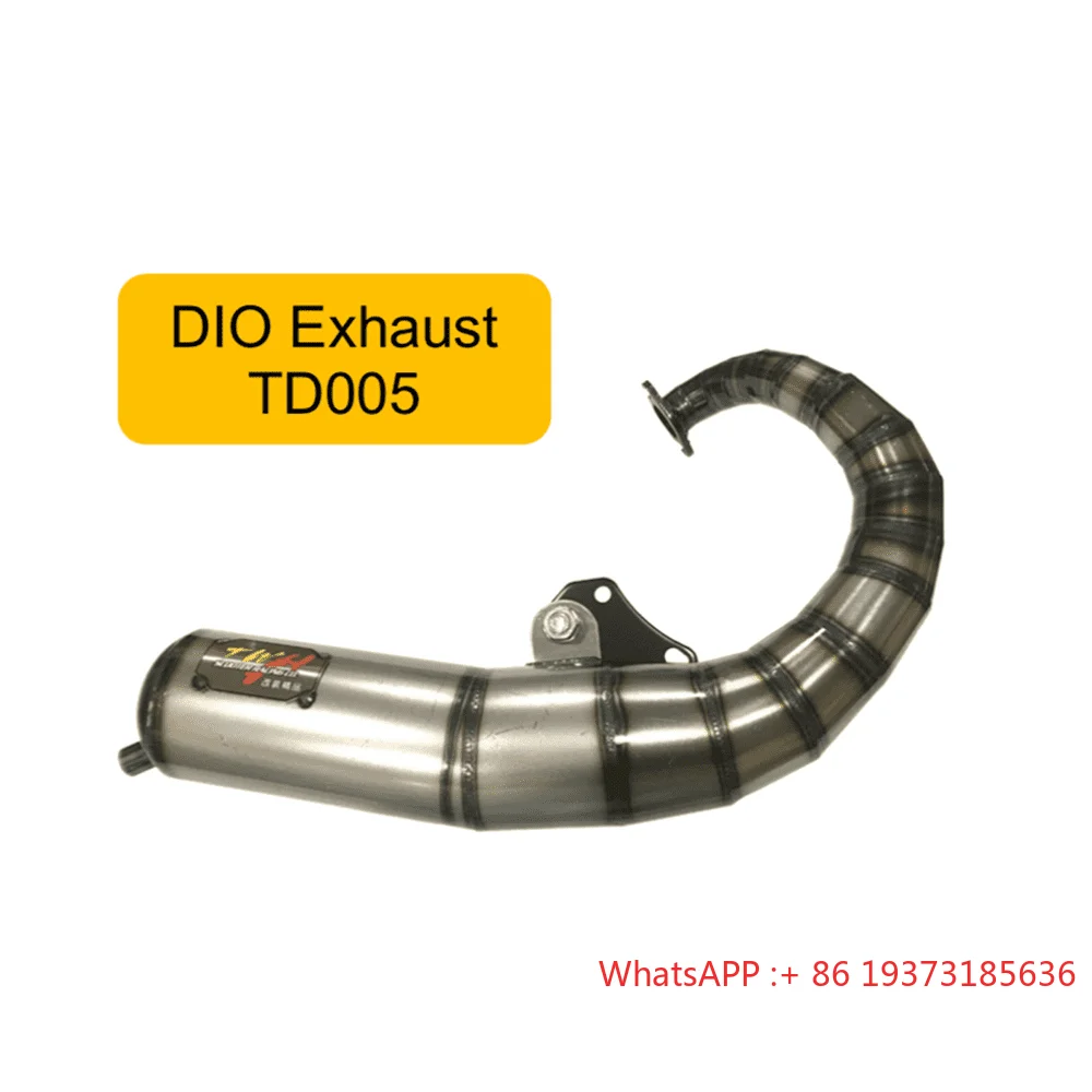 TWH DIO TD004 دراجة نارية سباق الخمار العادم الأنابيب لهوندا AF17 AF18 AF27 AF28 #5