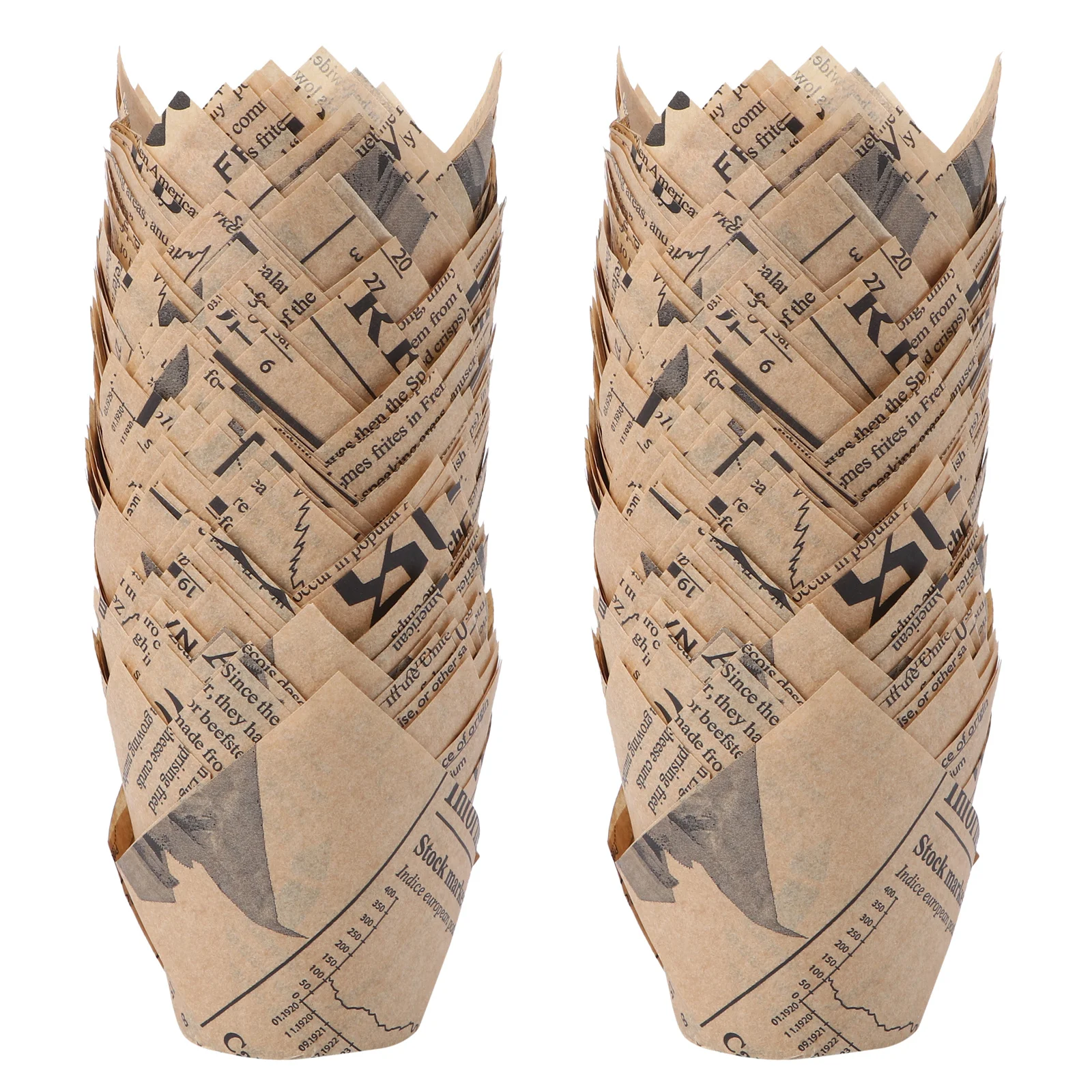 

100Pcs Tulip Design Paper Baking Cups Ecofriendly Cake Wrappers Cupcake Liners for Birthday Wedding Party Cupcake Wrappers