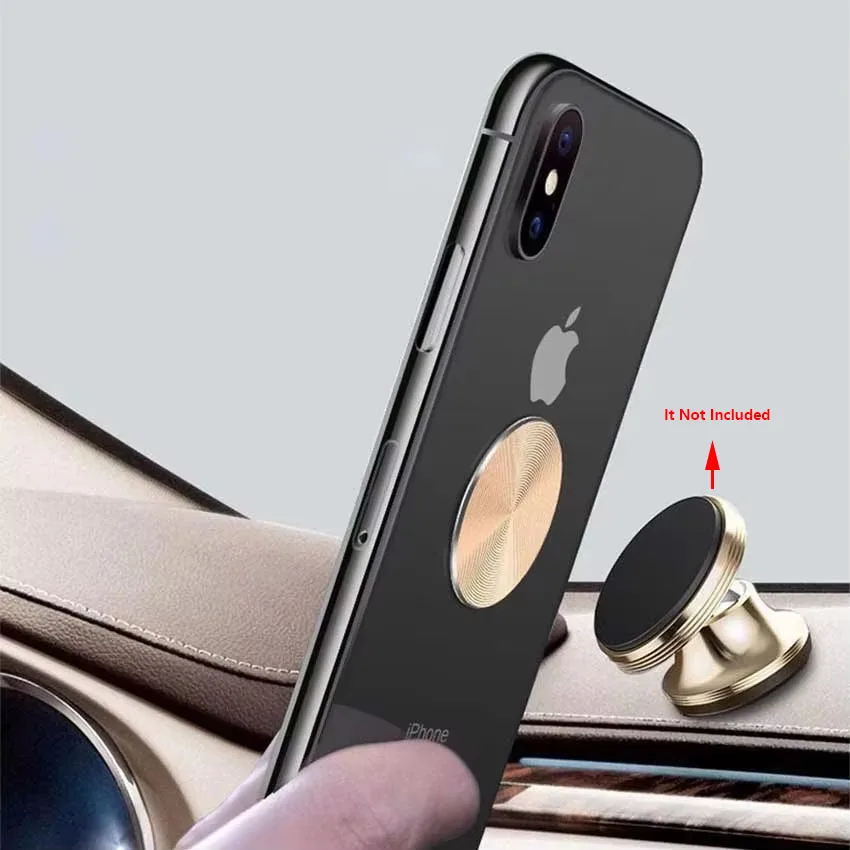 

JCD 1pc Sticker Metal Plate Disk Iron Sheet Magnet Mobile Phone Holder Accessories For Magnetic Car Phone Stand Holders